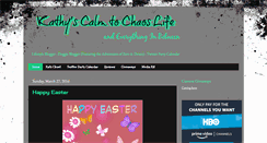 Desktop Screenshot of kathyscalmtochaoslife.com