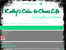 Tablet Screenshot of kathyscalmtochaoslife.com